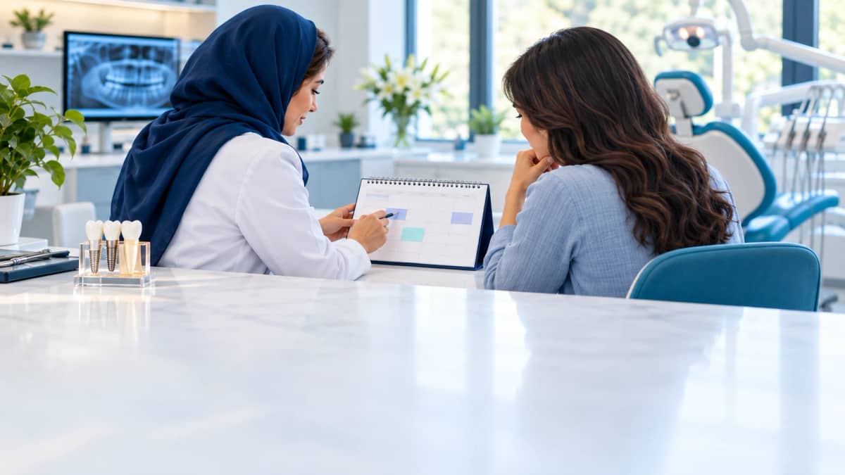 بۆ ئیمپلانتە ددانەکان چەند ڕۆژ لە ئێران بمێنیتەوە؟